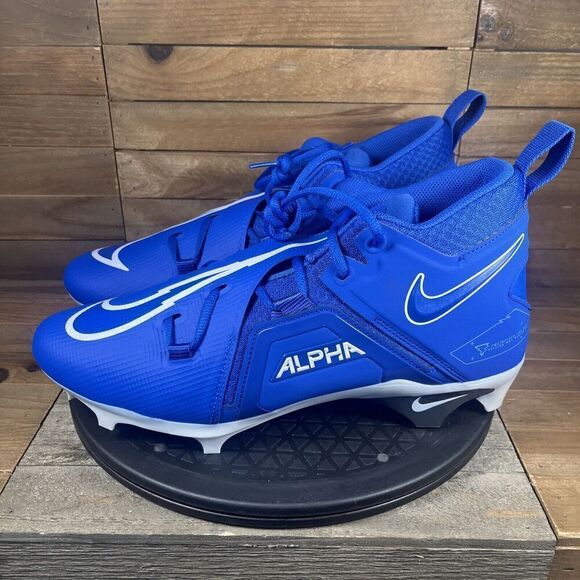 Nike Mens Alpha Menace Pro 3 Football Cleats Size 11.5 Royal Blue CT6649-414 NEW - Picture 3 of 12